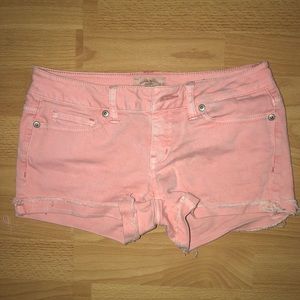 Aeropostale Pink Denim Shorts